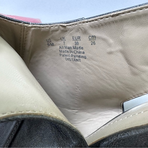 Naturalizer Distant Metalic Charcoal Peep-Toe Heels Size 9 - Picture 8 of 10